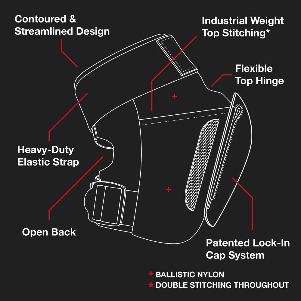 Pro-Tec Pads Vert Knee Pad Black Adults