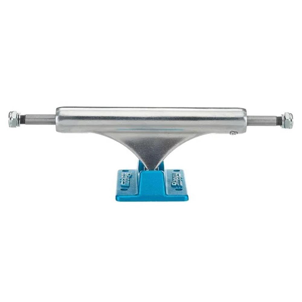 Slappy ST1 Ultra Low Inverted Hollow Lights Skateboard Trucks Polished Light Blue 8.00"