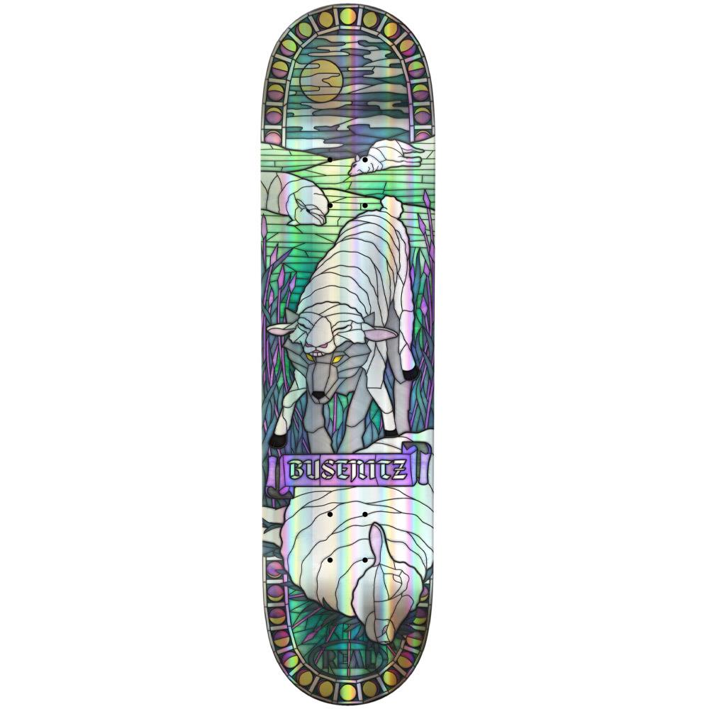 Real Dennis Holographic Cathedral Skateboard Deck Multi 8.38"