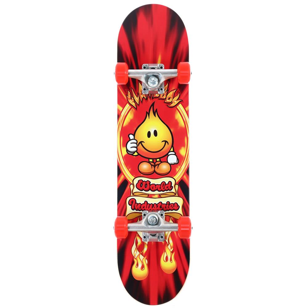 World Industries Factory Complete Skateboard Flameboy V2 Soft Top 7"