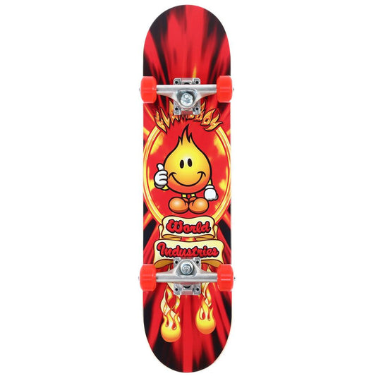 World Industries Factory Complete Skateboard Flameboy V2 Soft Top 7"