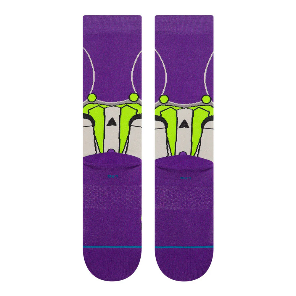 Stance X Toy Story Buzz Crew Socks Purple Large Uk7-11