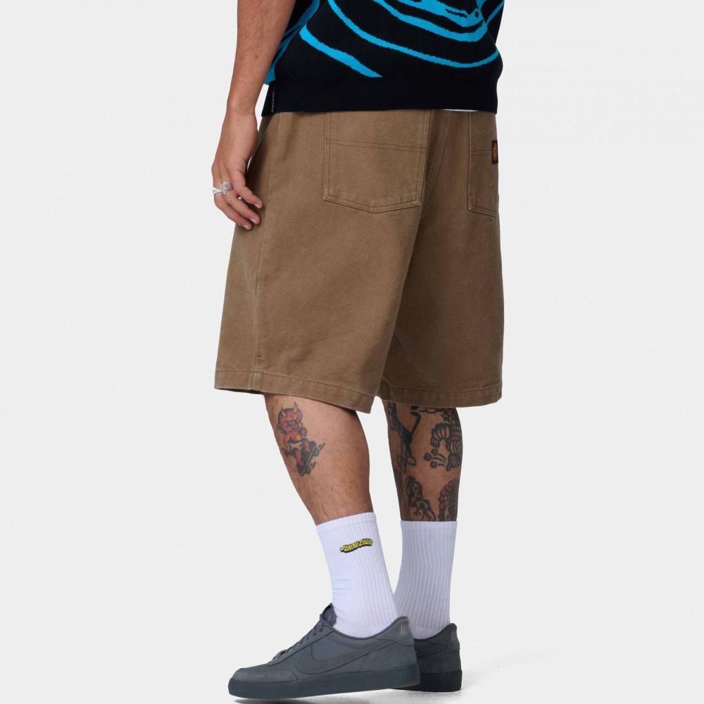 Santa Cruz Big Shorts Taupe Canvas Brown