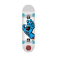 Santa Cruz Complete Skateboard Screaming Hand White Blue 8.25"