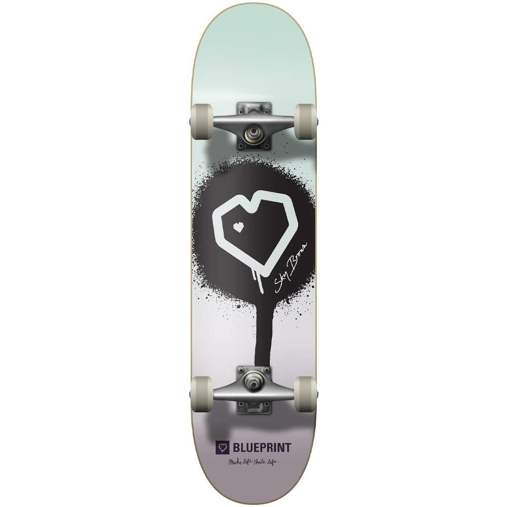 Blueprint x Sky Brown x MLSL Collab Guest Soft Top Complete Skateboard Pastel Fade 7''