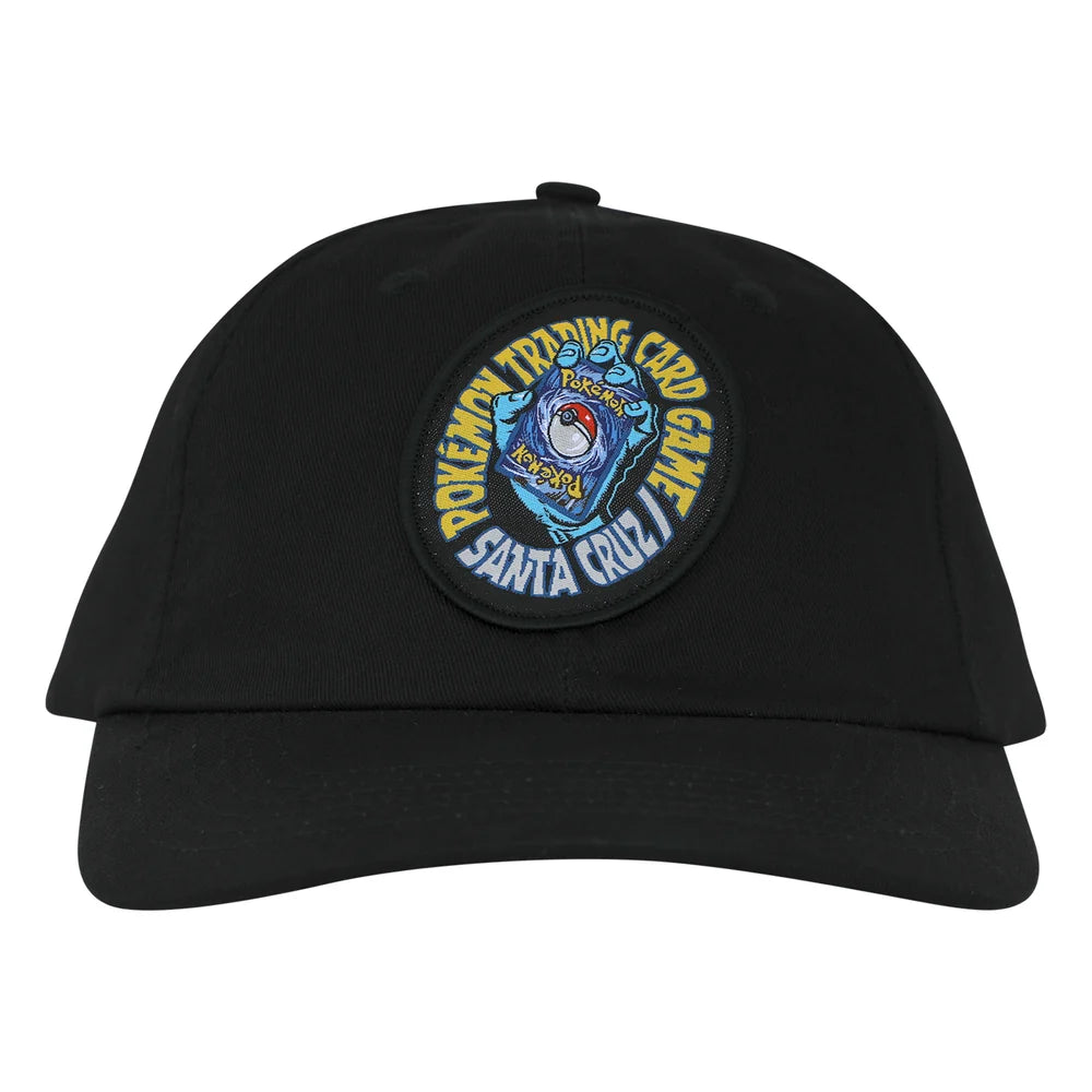 Santa Cruz X Pokemon TCG Hand Cap Black One Size Adult