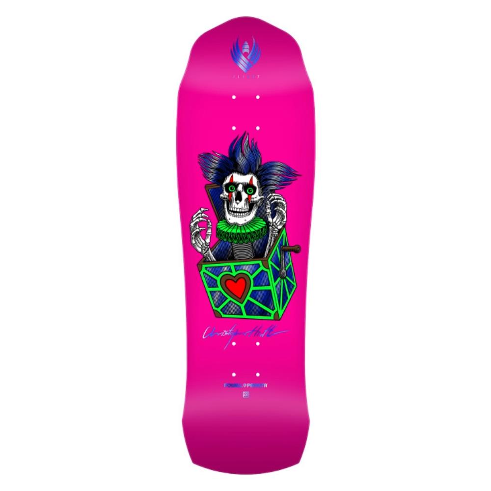 Powell Peralta Pro Chris Hiett Skull Flight Skateboard Deck - 9.5" x 31.13"