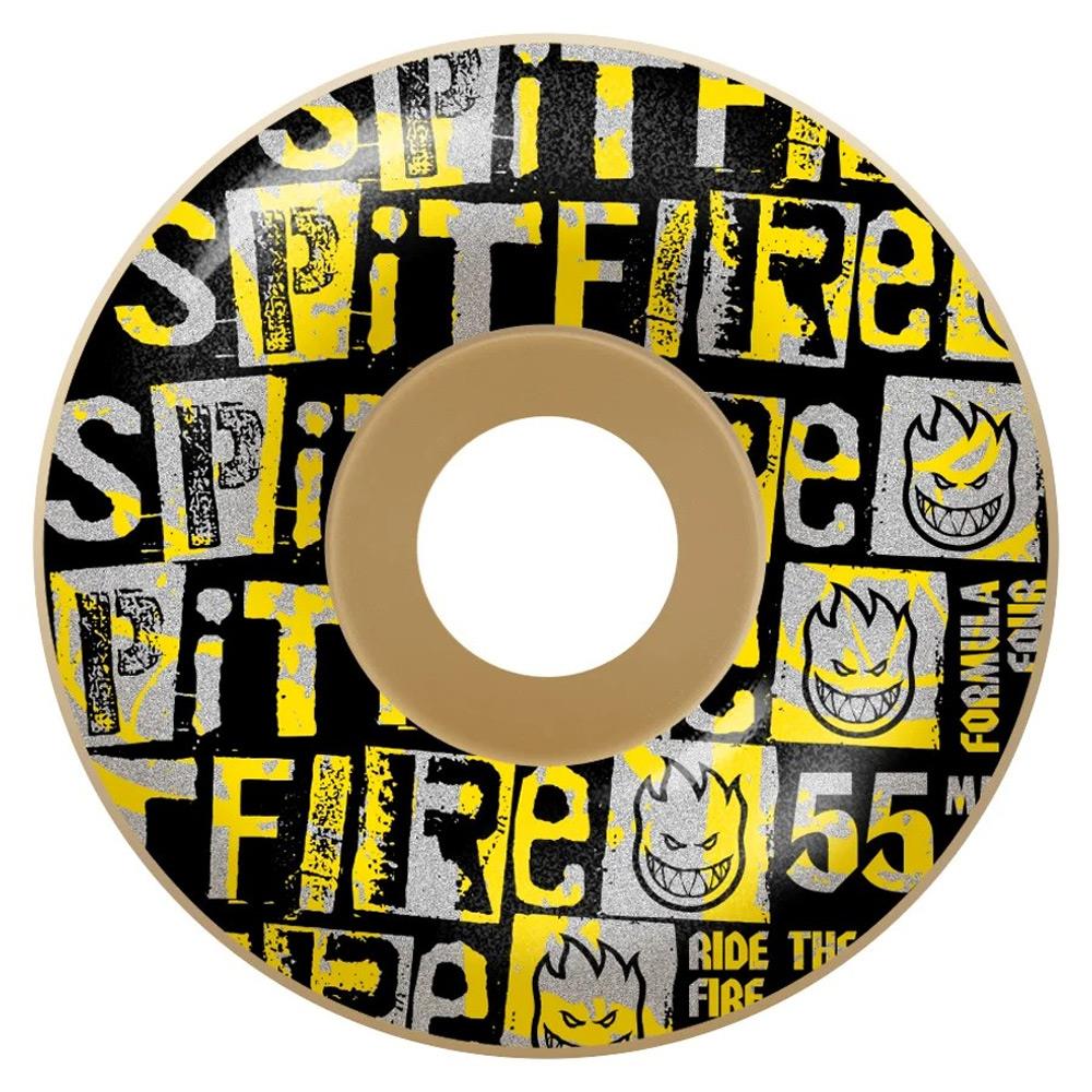 Spitfire Formula Four Skateboard Wheels Team Ransom Radial 99 55mm