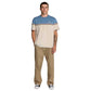 RVCA Pismo Stripe Short Sleeve T-Shirt Light Khaki