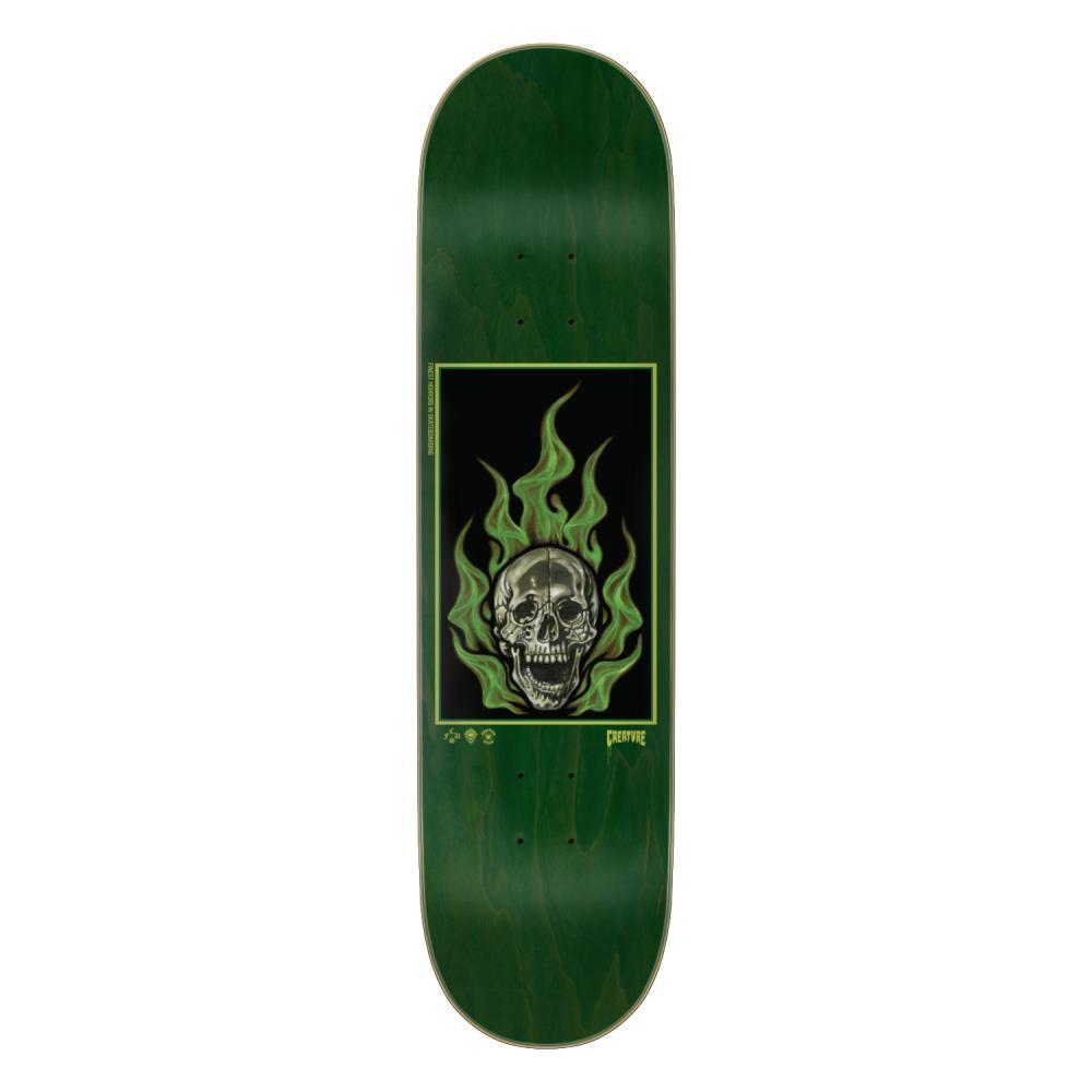 Creature Skateboard Birch Deck Bonehead Eternal SM 7 Ply Green 8"