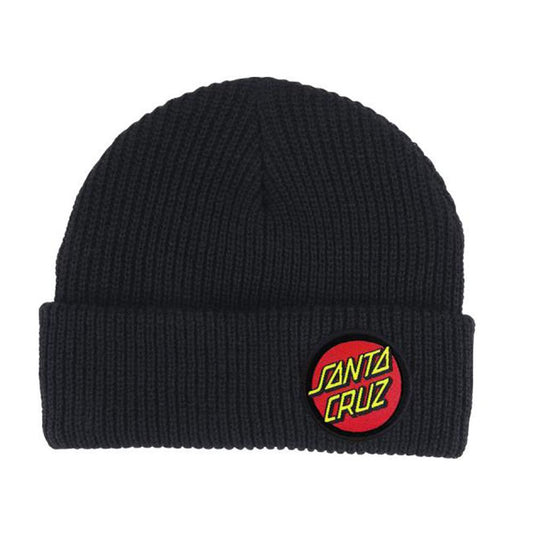 Santa Cruz Beanie Classic Dot Black One Size