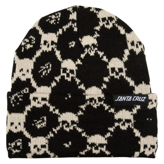 Santa Cruz Beanie Meyer Freestyle Chalk Black One Size