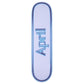 April OG Logo 'Uni' Skateboard Deck White 8.38"