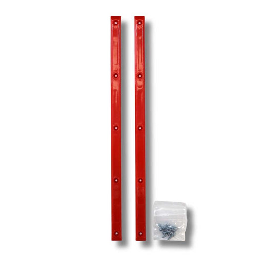G-Tool Skateboard Rails 2 Pack Low Profile Red