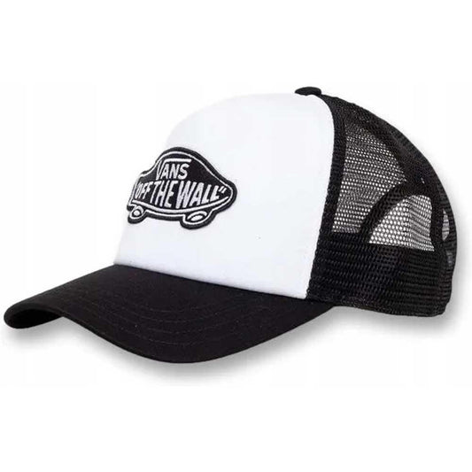 Vans Classic Patch Curved Bill Trucker Black White