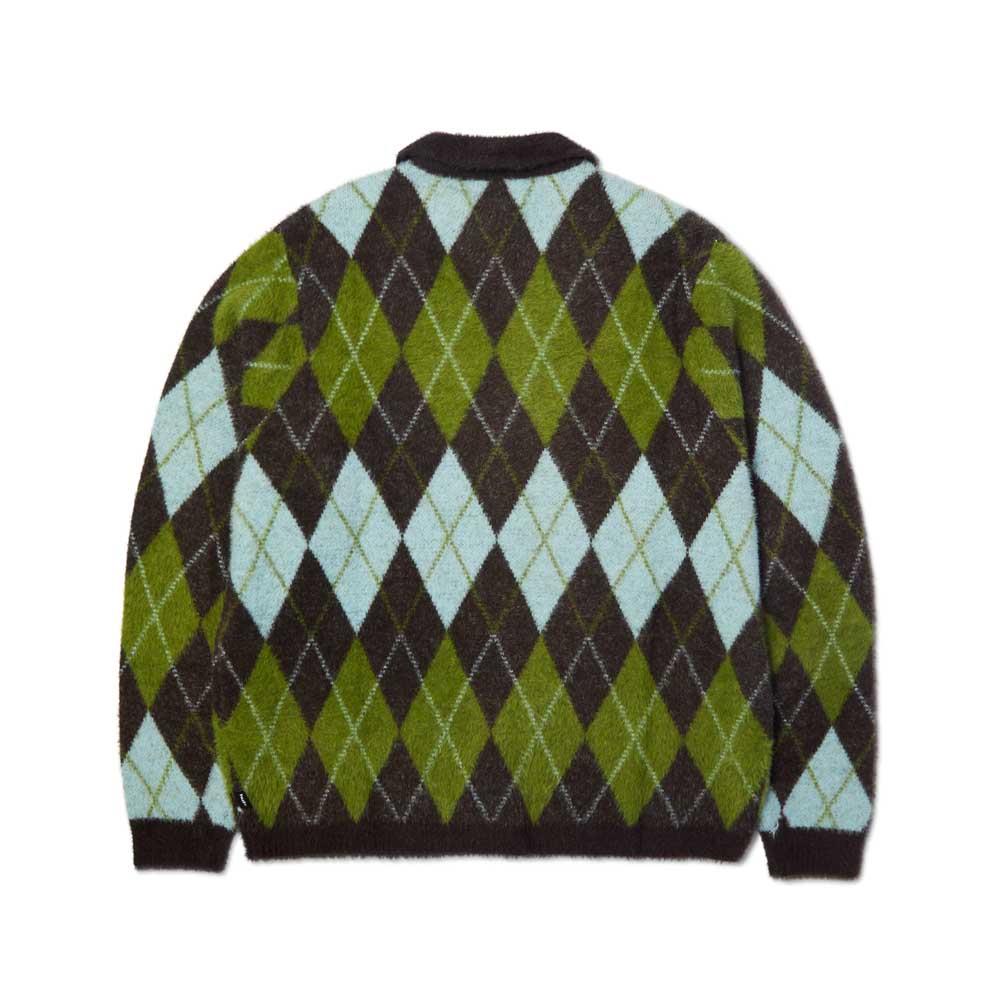 Huf Cooper Mohair Sweater Dark Brown