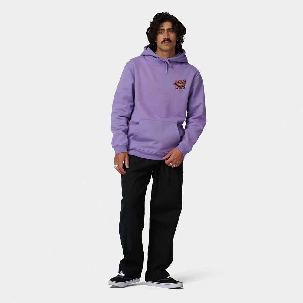 Santa Cruz Roskopp Screaming Five Hooded Sweatshirt Purple Haze