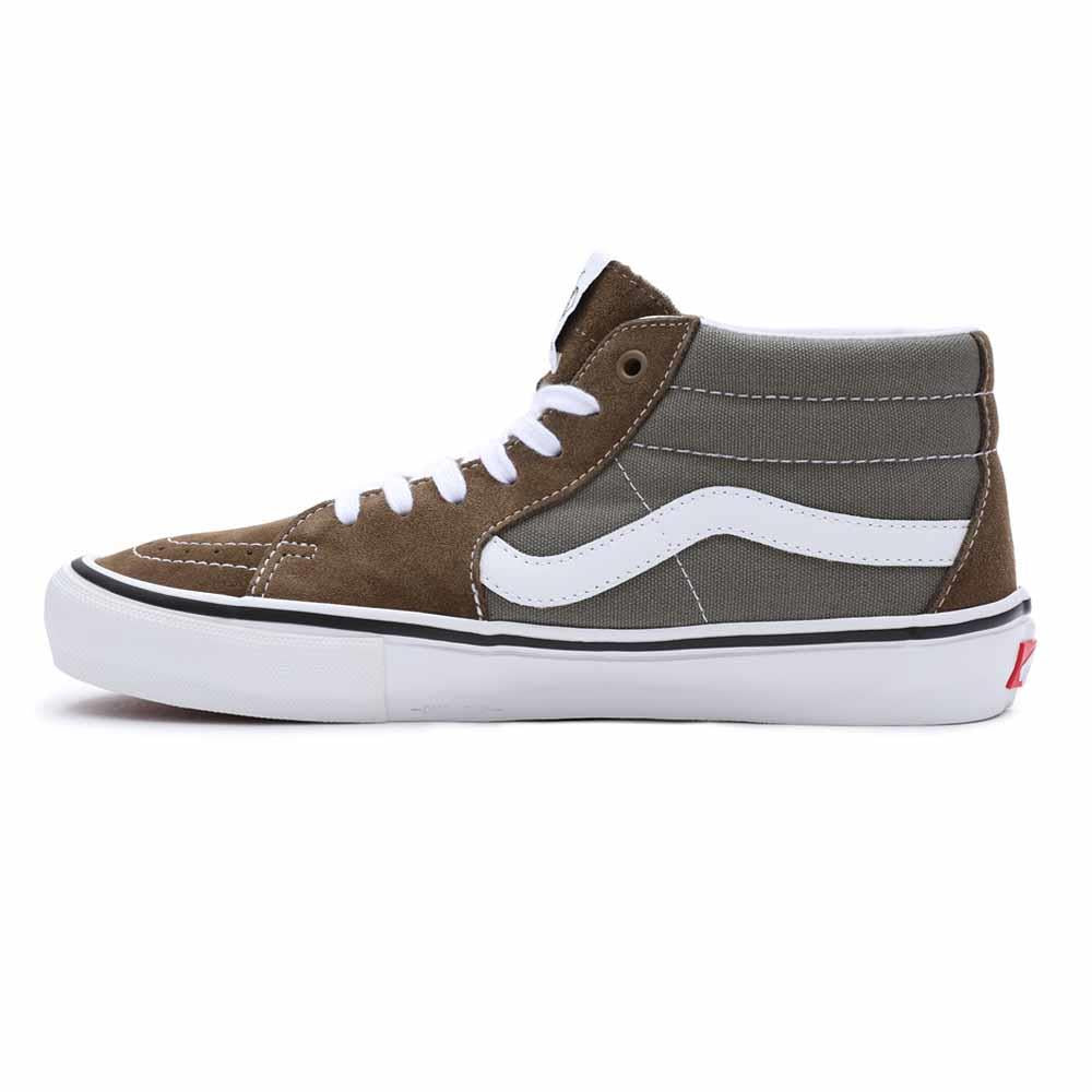 Vans mid deals top skate shoes