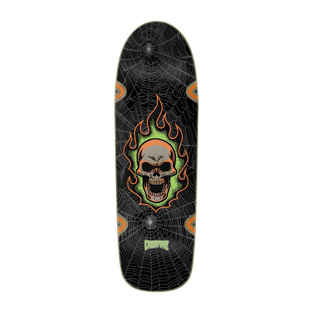 Creature Team Bonehead Webbed Team Black Assorted Skateboard Deck 9"