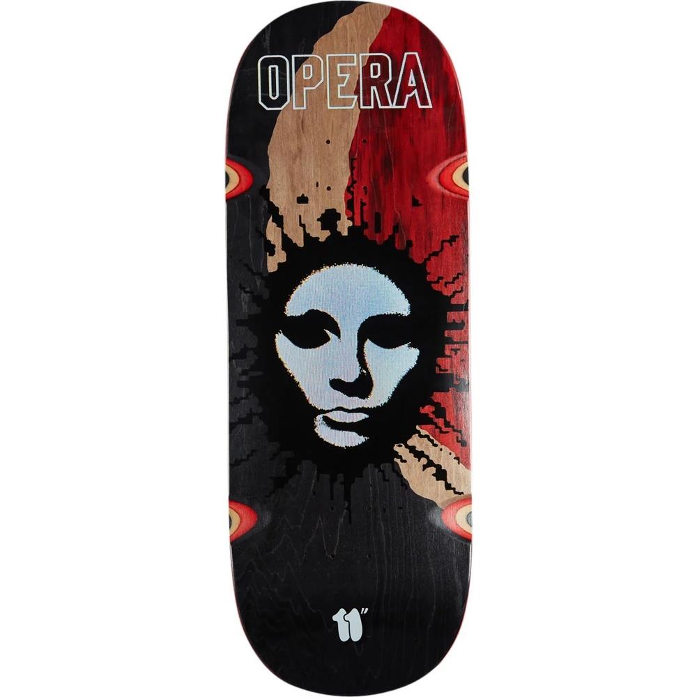 Opera Fatties RGB Mask Ex7 Skateboard Deck Red Black 11"