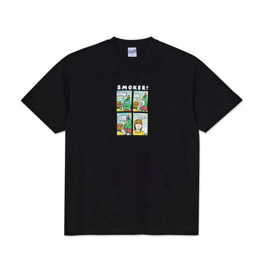 Polar Skateboards Smoker T-Shirt Black
