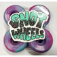 Snot Wheels Frankys Roaches Conical Pink Teal Swirl Skateboard Wheels 55mm 101A