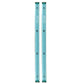 Opera Round Ice Blue Clear Skateboard Rails 14''