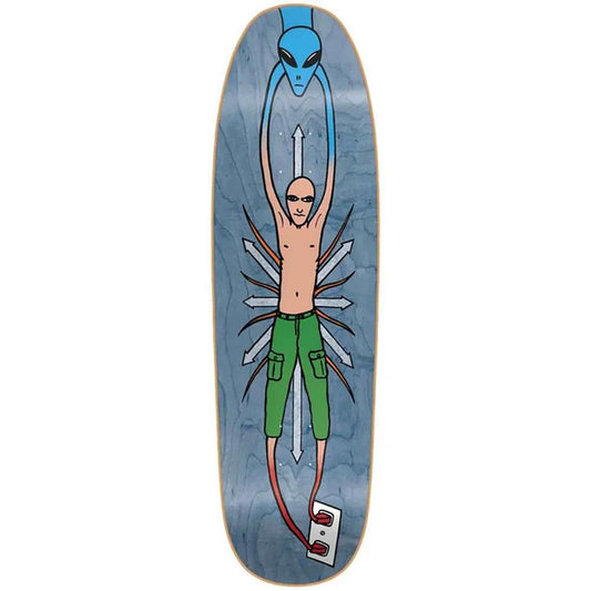 New Deal Vallely Alien SP Skateboard Deck Blue 9.18"