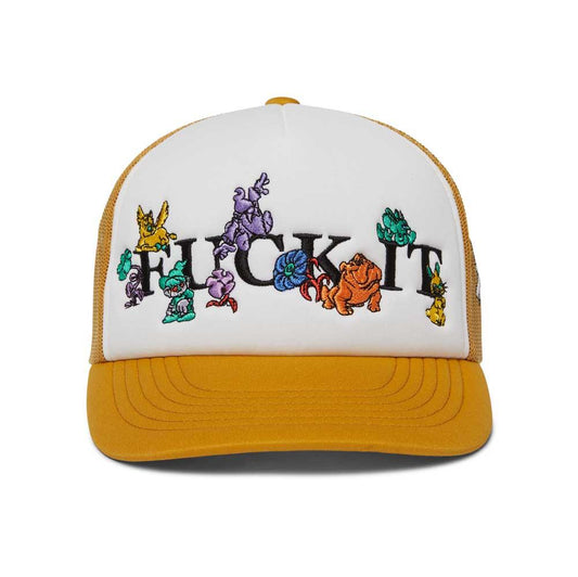 Huf Trip Trucker Hat Tarragon Yellow
