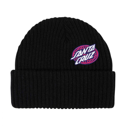 Santa Cruz Beanie Global Oval Dot Beanie Black One Size