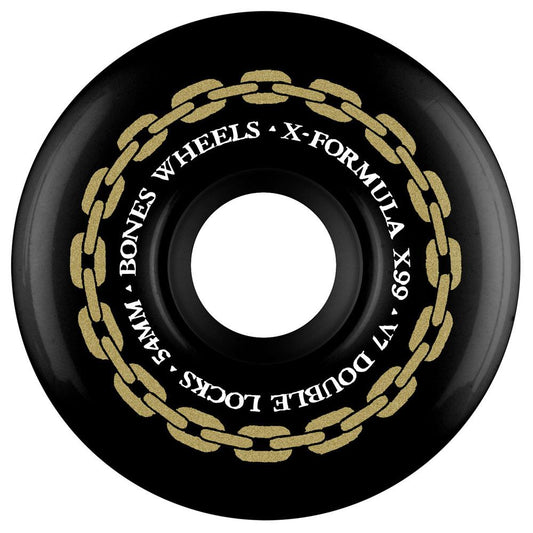 BONES Wheels SP26 X-Formula Double Locks X99 Black 54mm V7