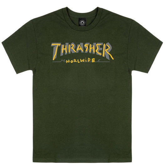 Thrasher Magazine Trademark Forest Green T-Shirt