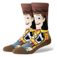 Stance X Toy Story Woody Crew Socks Brown Large Uk7-11