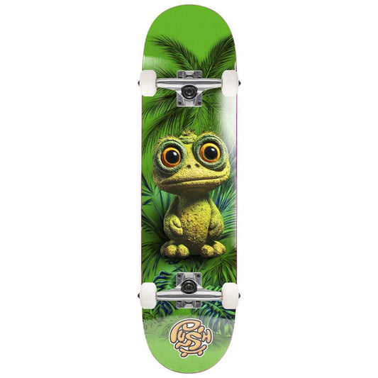 Push Mr Frog FP Soft Top Factory Complete Skateboard Green 7"
