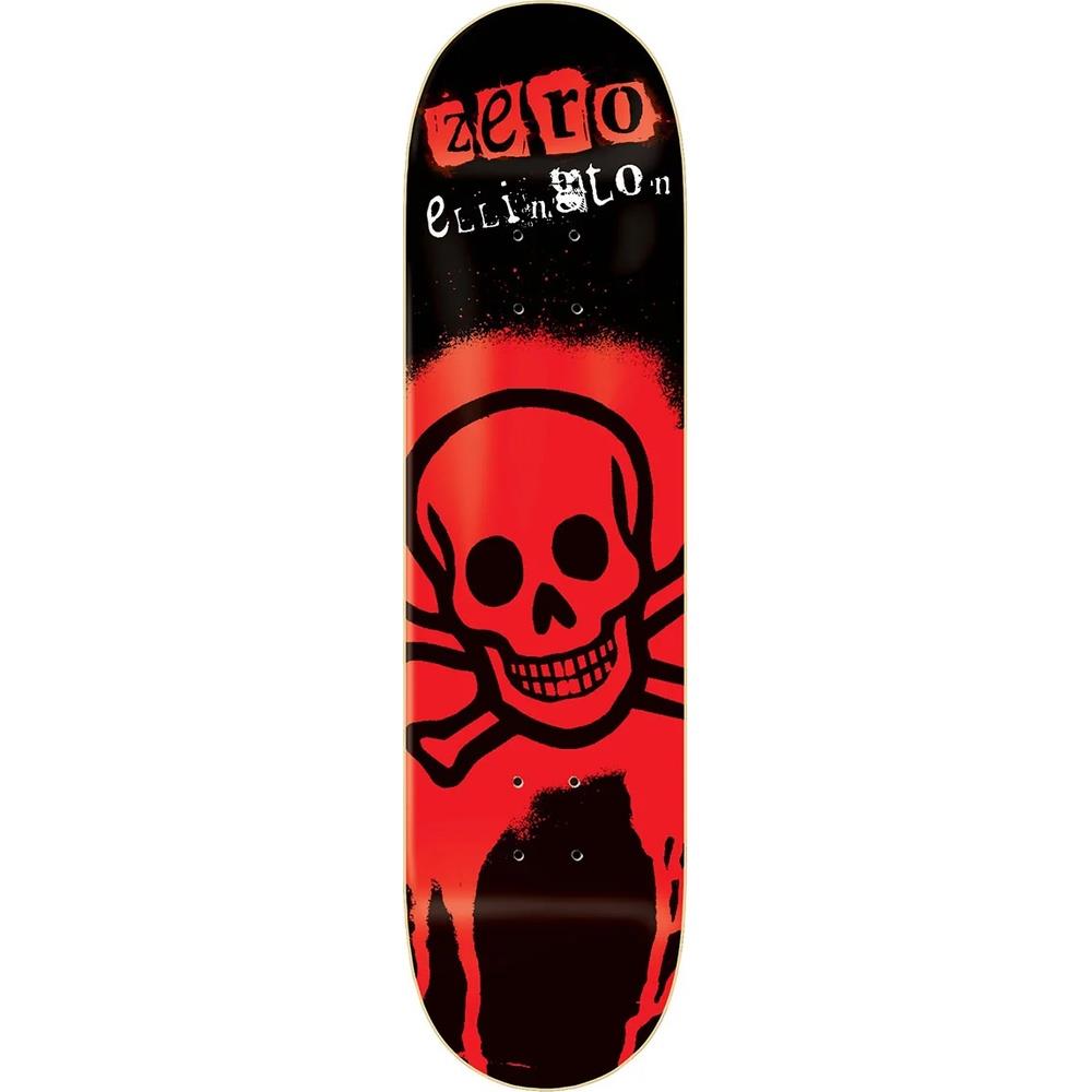 Zero Ellington Stencil 30 Year Reissue Resin7 Skateboard Deck 8.25"