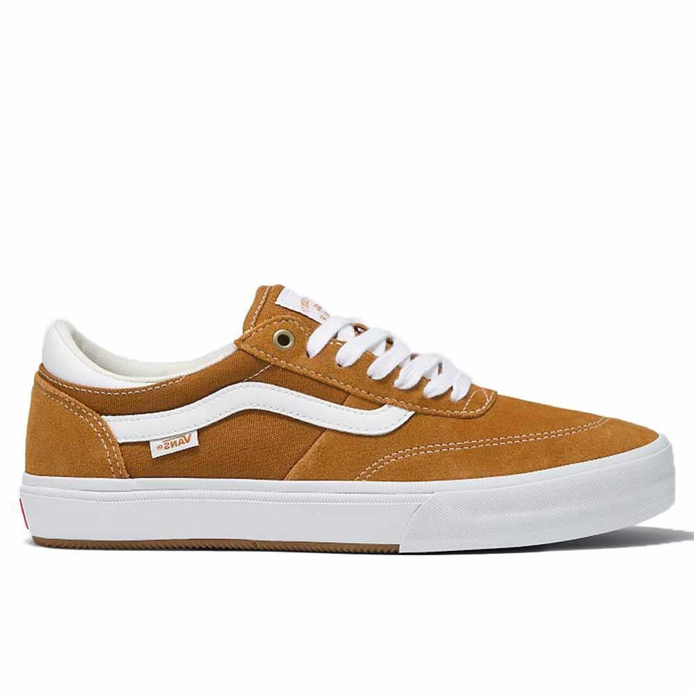 Vans Crockett Low Golden Brown Vulcanised Skate Shoes