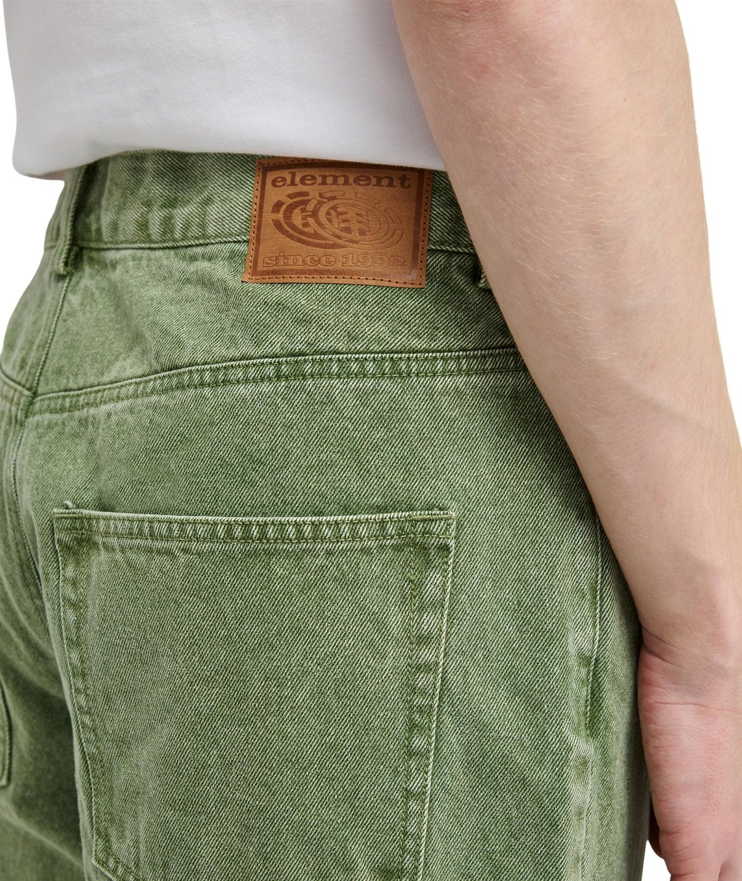 Element Relax 5 Relaxed Fit Denim Jeans Deep Forest Green
