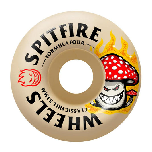 Spitfire Skateboard Wheels Shroom Bighead Classic Full Formula Four Natural 99a 53mm