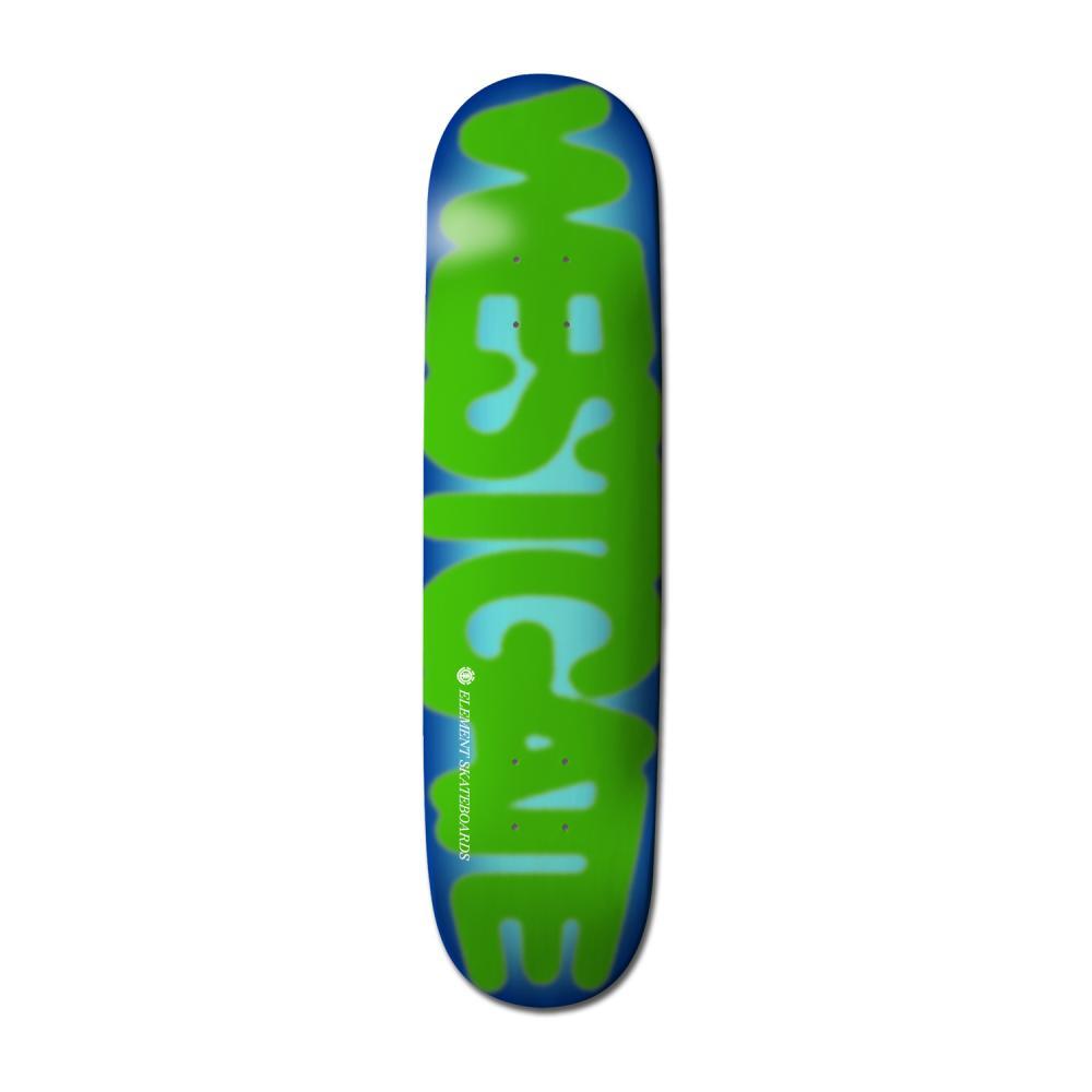 Element Pro Skateboard Deck Neon Brandon Westgate Green Blue 7.875 "