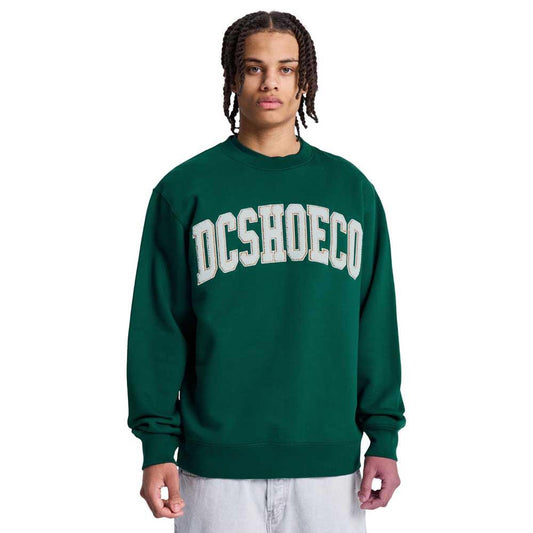 DC Shoe Co Varsity Crewneck SweatShirt Ponderosa Pine Green