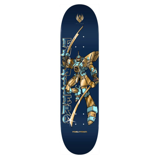 Powell Peralta Flight Skateboard Deck Steve Caballero Gundam Blue Gold Foil 8.5"