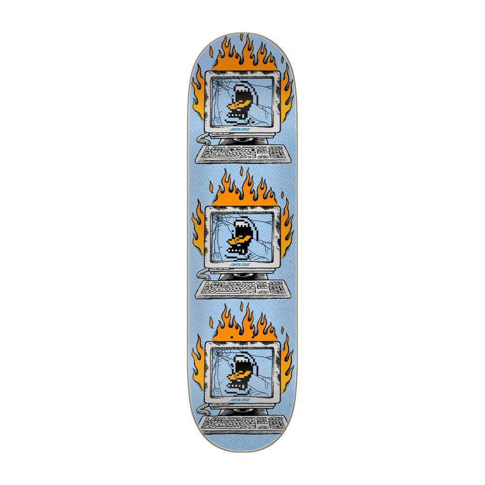 Santa Cruz Birch Skatebord Deck Self Destruct 7 Ply Birch Multi 8.25"