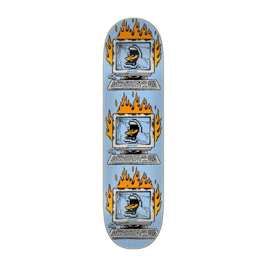 Santa Cruz Birch Skatebord Deck Self Destruct 7 Ply Birch Multi 8.25"