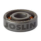 Bronson Speed Co. Skateboard Bearings Chris Joslin Pro 6-Ball Raw Silver Orange