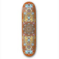 Drawing Boards Mandala Orange Skateboard Deck 8.0"