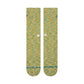 Stance Socks Interstellar Crew Green Large