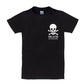 Death Skateboards OG Big Skull Back print T-Shirt Black White