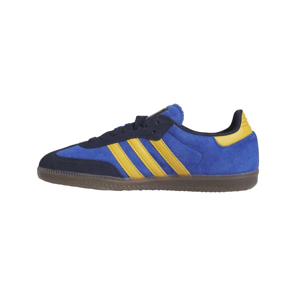 Adidas Skateboarding Samba ADV  Co Navy Preloved Yellow Royal Blue Skate Shoes