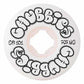 OJ Skateboard Wheels Throw Ups Chubbies 101a White 56mm