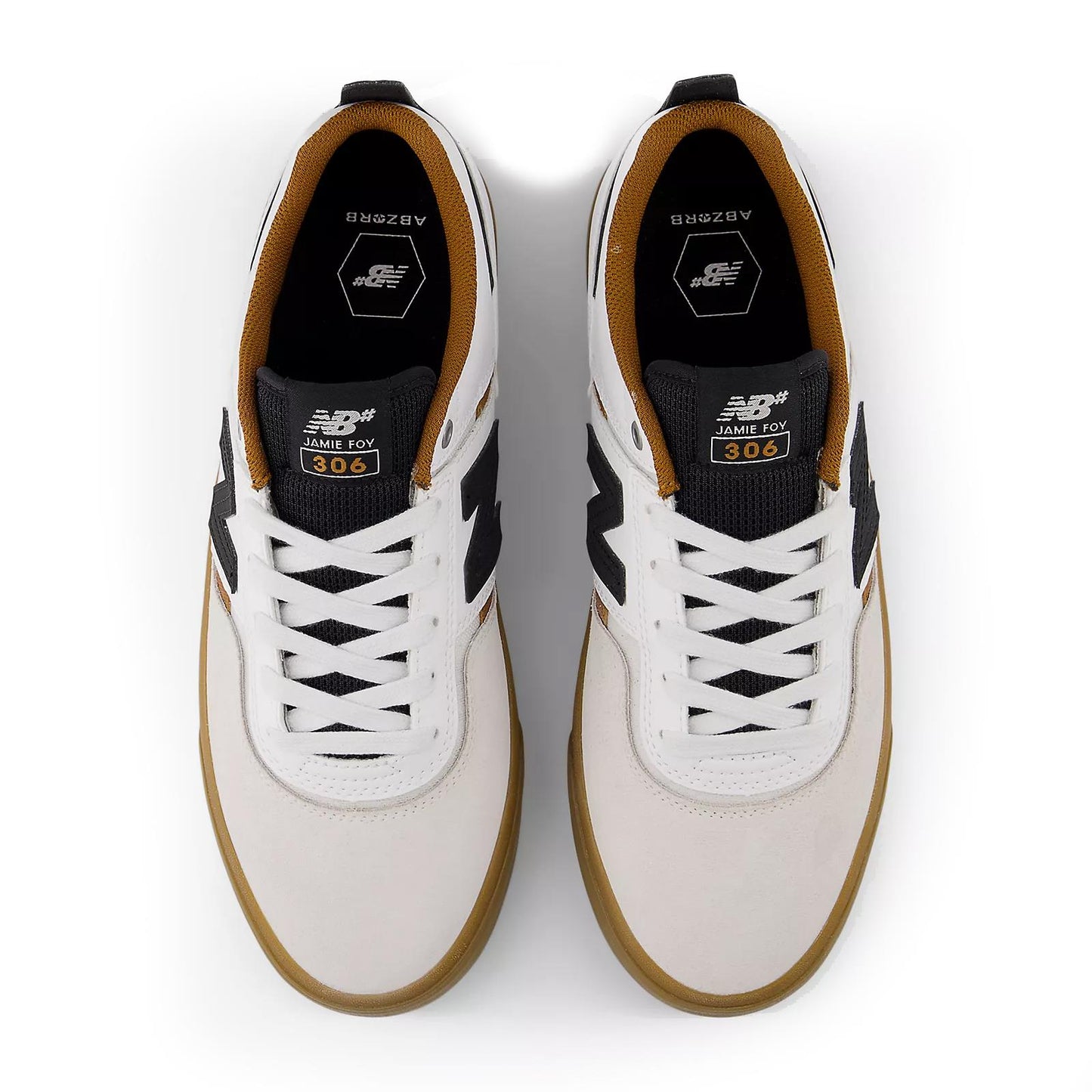 New Balance Numeric 306 Jamie Foy Sea Salt Black Skate Shoes